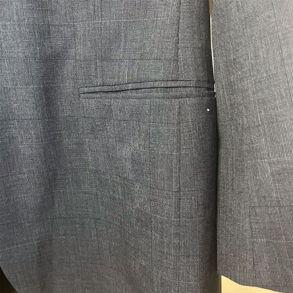 Paul Stuart Wool Gray Men's Check Wool Sport Coat Blazer Size 41/35 Formal Work - Picture 6 of 10